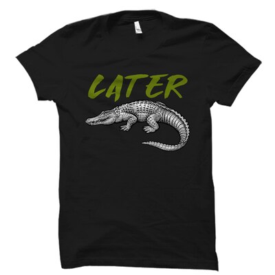 Alligator Shirt. Crocodile Shirt. Alligator Tee. Alligator T Shirt. Alligator Gift. Zoo Shirt - image1